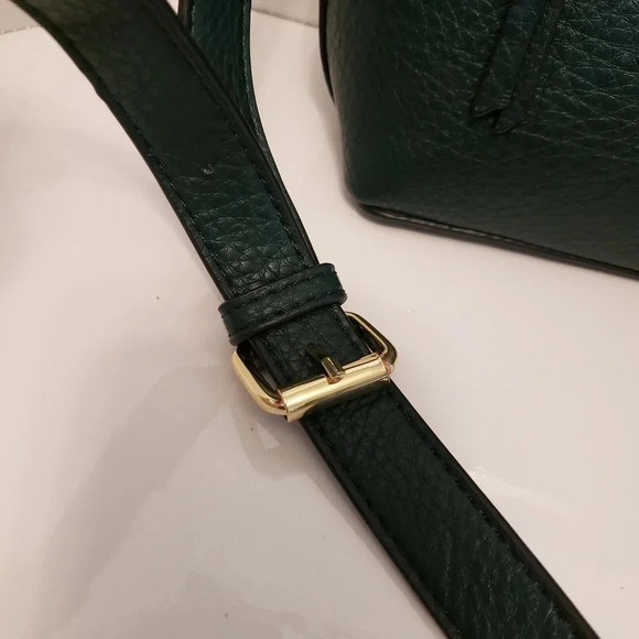 Carlo G Womans Black Leather Medium Hobo Bag. - Picture 7 of 10